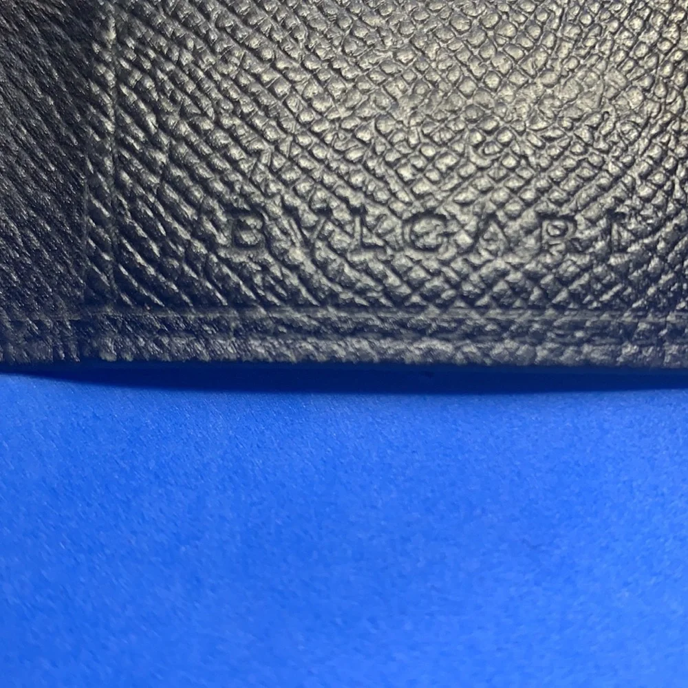 Bulgari‎ leather trifold key-holder wallet vintage